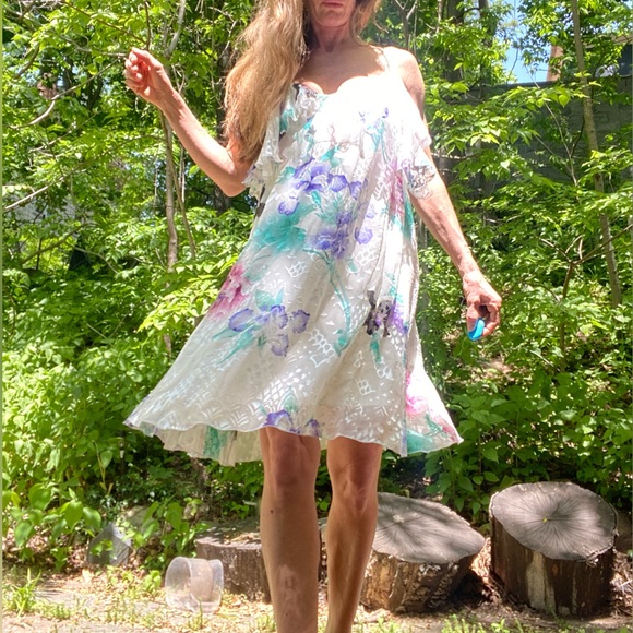 NWOT Leonard Paris sundress, size 38fr(S), new, no tag. - Picture 2 of 15